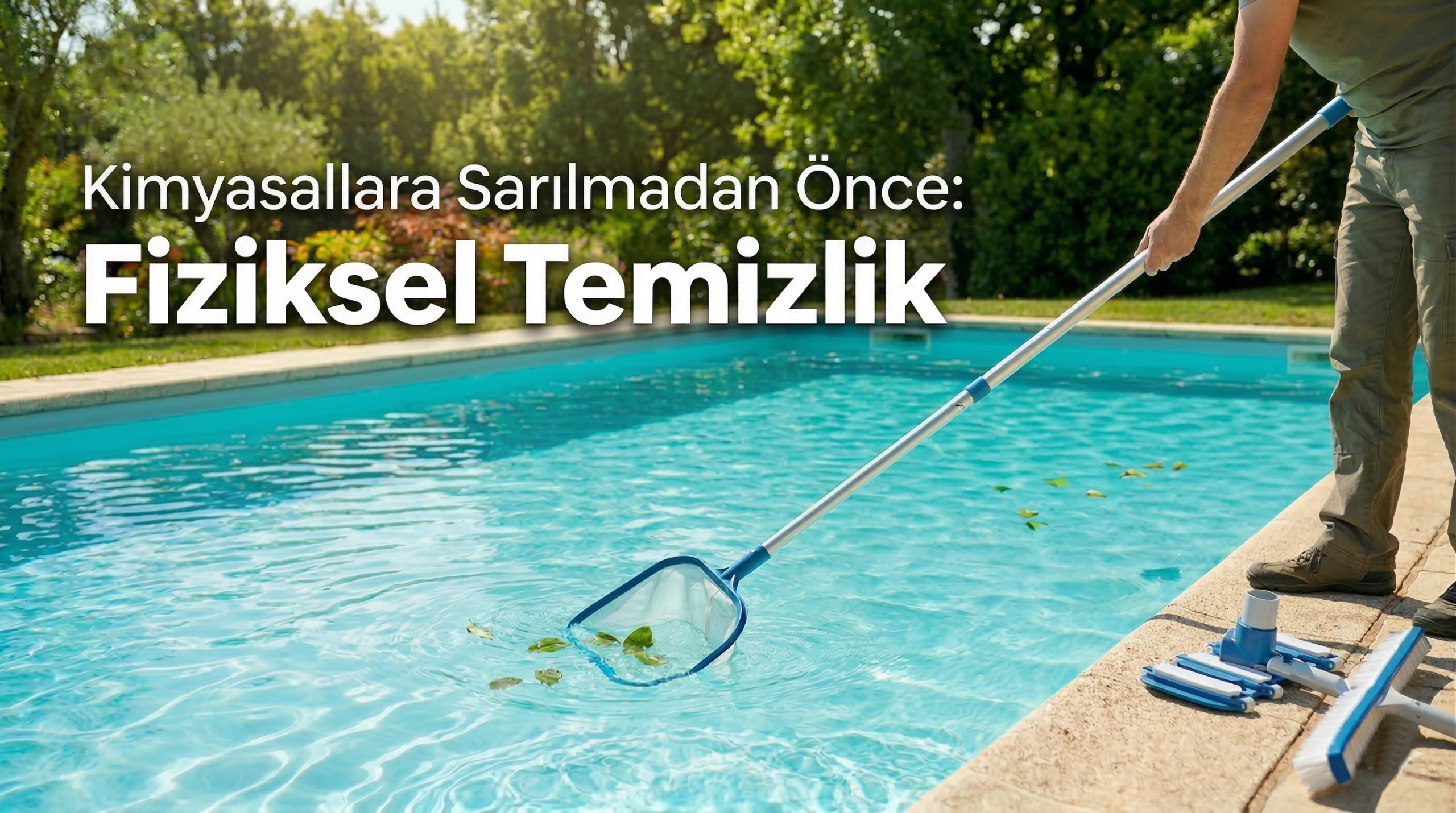 Kimyasallara Sarılmadan Önce: Fiziksel Havuz Temizliği